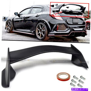 CO GAp[c tBbg17 18 19 20 21VrbN10th xnb`obN^Cvr}bgubNgNEBOX|C[ Fits 17 18 19 20 21 Civic 10th X Hatchback Type R Matte Black Trunk Wing Spoiler