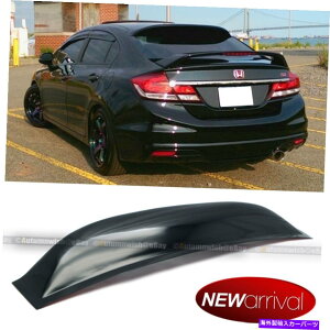 CO GAp[c 12-15z_VrbN4DRZ_ANAEBhE[txgoCU[X|C[EBO Fit 12-15 Honda Civic 4DR Sedan Acrylic Rear Window Roof Vent Visor Spoiler Wing