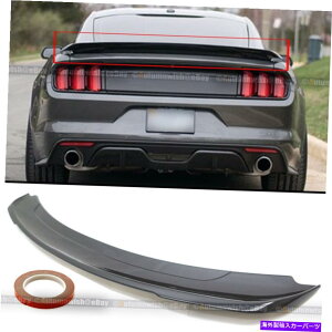 CO GAp[c OXubNgbNpbNX^CAgNEBOl^o15-18̃}X^O2DRN[yp Gloss Black Track Pack Style Rear Trunk Wing Spoiler For 15-18 Mustang 2Dr Coupe
