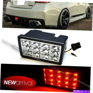 CO GAp[c 11-18Impreza WRX STI LEARop[LEDtHOCgu[LvNAY For 11-18 Impreza WRX STI Rear Lower Bumper LED Fog Light Brake Lamp Clear Lens