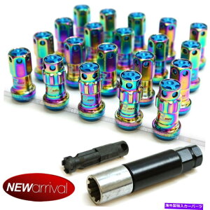 CO GAp[c q_CM12 x 1.5 mmlINu[N[YhGhX`[OibgZbg20 For Hyundai M12 X 1.5 mm Neo Chrome Blue Closed End Steel Lug Nuts Set Of 20