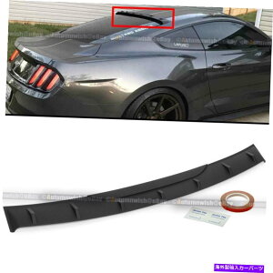 CO GAp[c 15-20}X^OB̓hĂȂAEBhE[tEBOl^oQd@T̃tBbg Fit 15-20 Mustang Unpainted Rear Window Roof Wing Spoiler Vortex Generator Shark
