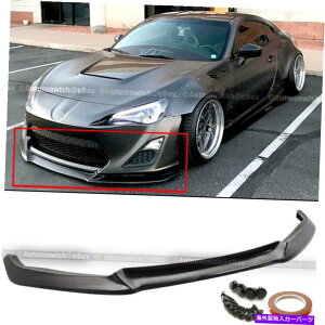 CO GAp[c tBbg13-16 SCION FRSE^GTX^CPUtgop[`bvX|C[{fBLbg Fit 13-16 Scion FRS Urethane GT Style PU Front Bumper Chin Lip Spoiler Body Kit