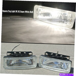 CO GAp[c N[K[5 x 1.75lpNAhCrOtHOCgvLbgtXCb`n[lX For Cougar 5 x 1.75 Square Clear Driving Fog Light Lamp Kit W/ Switch & Harness