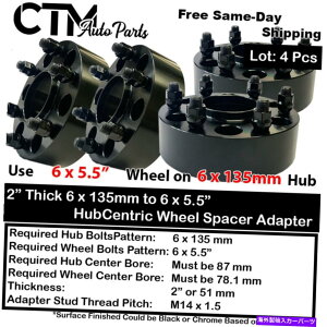 wheel adapter 4x 2 "6x135?6x5.5nuZgbNzC[A_v^[Xy[T[VFr[zC[ 4x 2" Thick 6x135 to 6x5.5 HubCentric Wheel Adapter Spacer Chevy Wheel on Ford