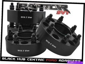 wheel adapter 4 PC Ford F-150 Raptor Expedition Black2 "nuSzC[Xy[T[A_v^[ 4 Pc Ford F-150 Raptor Expedition Black 2" Hub Centric Wheel Spacers Adapters