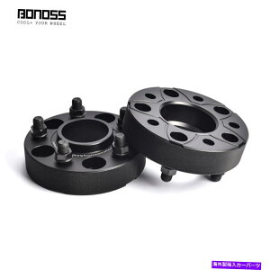wheel adapter �����h���[�o�[LR4 I 2010-2016�p2x 40m Bonoss�u���b�N�z�Ɏ_���z�C�[���X�y�[�T�[5x120 2x 40m BONOSS Black Anodized Wheel Spacers 5x120 for Land Rover LR4 I 2010-2016�y���s�A���i�z