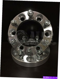 wheel adapter 2 x 1 "����6x5.5�z�C�[���X�y�[�T�[�A�_�v�^�[M12-1.5�X�^�b�h6���O�r���b�g6x139.7 2 X 1" Thick 6x5.5 Wheel Spacer Adapters M12-1.5 Studs 6 Lug Billet 6x139.7