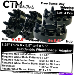 wheel adapter 4x 1.25 "6x5.5i139jnuZgbNzC[Xy[T[A_v^[tBbgQX56/80/TITAN XD/RAM1500 4x 1.25" 6x5.5(139) Hubcentric Wheel Spacer Adapter Fit QX56/80/Titan XD/Ram1500