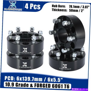 wheel adapter CAR 4PCS 6O6x5.5 "2"V{[C2500p̌zC[Xy[T[A_v^[ Car 4pcs 6 Lug 6x5.5" 2" Thickness Wheel Spacer Adapter for Chevrolet C2500