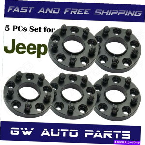 wheel adapter 5�u���b�N1.25 �W�[�v�n�u���S�A�_�v�^�[5x4.5?5x5�����O���[JK����TJ�܂���YJ 5 BLACK 1.25 JEEP HUB CENTRIC ADAPTER 5x4.5 to 5x5 WRANGLER JK RIMS ON TJ OR YJ�y���s�A���i�z