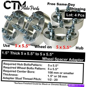 wheel adapter 4x 1.5 "5x5.5i5x139.7mmjzC[Xy[T[A_v^[tBbgI[htH[hW[vgbN 4x 1.5" Thick 5x5.5(5x139.7mm) Wheel Spacer Adapter Fit Old Ford Ram Jeep Trucks