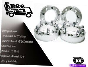 wheel adapter 4p 1.25 ����5x4.75�i5x120�j����5x5�i5x127�j�z�C�[���X�y�[�T�[�A�_�v�^�[�t�B�b�g�V�{���[�Ȃ� 4P 1.25 THICK 5x4.75(5x120) TO 5x5(5x127) WHEEL SPACER ADAPTER FIT CHEVY &MORE�y���s�A���i�z