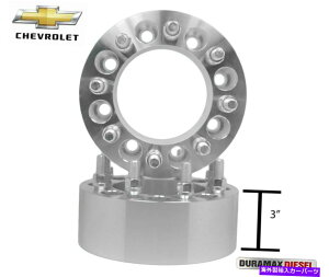 wheel adapter 2 PC 8x6.5 "| 3�C���`| 14x1.5�X�^�b�h| 8���O�z�C�[���X�y�[�T�[��GMC��Chevy�ɓK�����܂� 2 Pc 8x6.5" | 3 inch | 14x1.5 Studs | 8 Lug Wheel Spacers Fits Gmc & Chevy