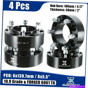 wheel adapter 4PCS 6O6x5.5 "2"̃I[gzC[Xy[T[NTXpg^pA_v^[ 4pcs 6 Lug 6x5.5" 2" Thickness Auto Wheel Spacers Adapters for Lexus for Toyota