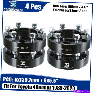 wheel adapter 4PCS 6x5.5 "1.5"g^4runner̃I[ggbNzC[Xy[T[A_v^[1989-2020 4pcs 6x5.5" 1.5" Auto Truck Wheel Spacers Adapters for Toyota 4Runner 1989-2020