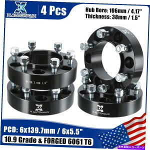 wheel adapter 4PCS 6x5.5 "1.5 ''NTXpzC[Xy[T[A_v^[GX470 GX460 4pcs 6x5.5" 1.5'' Wheel Spacer Adapters for Lexus GX470 GX460 for Toyota 4Runner