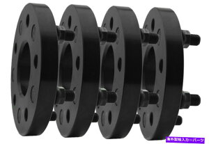 wheel adapter 5x4.5 "1"q_Ĉ߂̌̍nuSzC[A_v^[67.1 mmnuf 5x4.5" 1" Thick Black Hub Centric Wheel Adapters for Hyundai 67.1 MM Hub Models