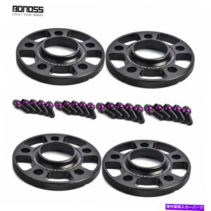 wheel adapter AEfBA5 S5 RS5 A7 S7 RS7 A8 12mm/15mm X4pBonosszɎ_5-112zC[Xy[T[ BONOSS Anodized 5-112 Wheel Spacers for Audi A5 S5 RS5 A7 S7 RS7 A8 12mm/15mm x4