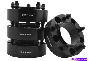 wheel adapter 2008-2021g^ZRCA5x150 mmnuZgbNzC[A_v^[2 " 2008-2021 Toyota Sequoia 5x150 MM Hub Centric Wheel Adapters 2" Thick