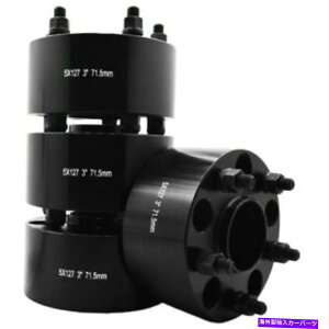 wheel adapter 5x5 "3" 1/2 "-20XbhW[vfp̌̃nuSzC[A_v^[Xy[T[ 5x5" 3" Thick Hub Centric Wheel Adapter Spacers for 1/2"-20 Thread Jeep Models
