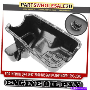 ICp CtBjeB̃tgGWICpTvQX4 97-00YpXt@C_[96-00 V6 3.3L Front Engine Oil Pan Sump for Infiniti QX4 97-00 Nissan Pathfinder 96-00 V6 3.3L