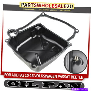 ICp tHNX[QStWFb^AEfBA3NAgS3̂߂̃gX~bVICptrvO Transmission Oil Pan w/ Drain Plug for Volkswagen Golf Jetta Audi A3 Quattro S3