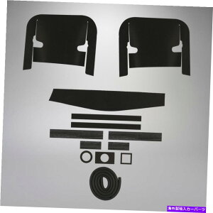 ICp 1963NRxbgGWRp[ggV[LbgGARȂ16 1963 Corvette Engine Compartment Seal Kit without Air Conditioning 16 Pieces