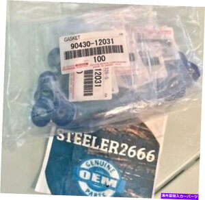 �I�C���p�� �{���̃g���^���N�T�X�I�C���h�����v���O���b�V���[�K�X�P�b�g90430-12031�Z�b�g100�Z�b�g GENUINE TOYOTA LEXUS OIL DRAIN PLUG WASHER GASKET 90430-12031 SET of 100�y���s�A���i�z