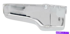 ICp 1958-79V{[;ICp; 4NH[g;ȃubN;N;hCo[TChfBbvXeBbN 1958-79 Chevrolet; Oil Pan; 4 Quart; Small Block; Chrome; Driver Side Dipstick