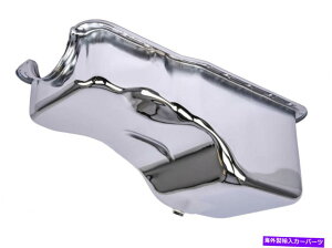 �I�C���p�� 1965-87�t�H�[�h289 302�t�����g�T���v�X�g�b�N�X�`�[��5 Qt�B�I�C���p���N����E44101c 1965-87 Ford 289 302 Front Sump Stock Steel 5 QT. Oil Pan Chrome E44101C�y���s�A���i�z