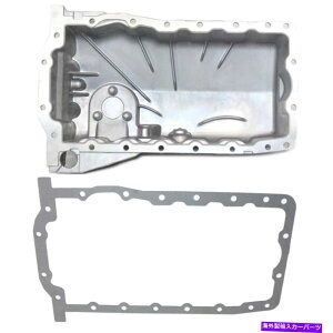 ICp VW 038103601AQZ_tHNX[QStWFb^r[gTTyA2̃ICp̃Zbg Set of 2 Oil Pans for VW 038103601AQ Sedan Volkswagen Golf Jetta Beetle TT Pair