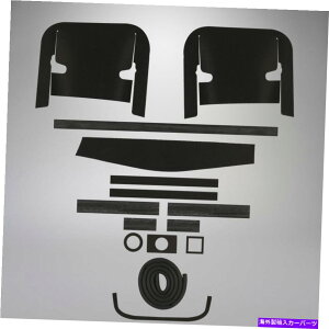 �I�C���p�� 1965�R���x�b�g396�G���W���R���p�[�g�����g�V�[���L�b�g18�s�[�X 1965 Corvette 396 Engine Compartment Seal Kit 18 Pieces