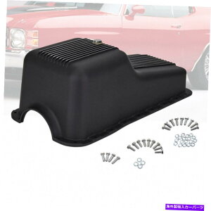 �I�C���p�� �t�B���t���t�����g�T���v�I�C���p���t�B�b�g1964-1976 SBF�X���[���u���b�N�t�H�[�h289 302�u���b�N Finned Front Sump Oil Pan Fits 1964-1976 SBF Small Block Ford 289 302 Black�y���s�A���i�z