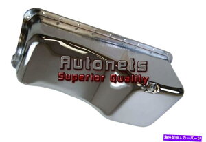 �I�C���p�� 68-78�t�H�[�h�r�b�O�u���b�NBBF�I�C���p��V8 429-460�N�����X�`�[���t�����g�T���v�z�b�g���b�h 68-78 Ford Big Block BBF Oil Pan V8 429-460 Chrome Steel Front Sump Hot Rod�y���s�A���i�z
