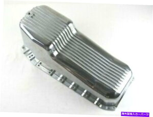 �I�C���p�� 1980-1985 Chevy 283 350 400���Ɛ��B�t�B�������I�C���p���p�X�T�C�h�f�B�b�v�����ꂽE44002p 1980-1985 Chevy 283 350 400 Alum. Finned Oil Pan Pass side Dip Polished E44002P�y���s�A���i�z