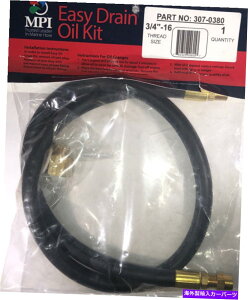 �I�C���p�� MPI�I�C���h���C���L�b�g-3/4 x 16�X���b�h�T�C�Y��307-0380-NEW-ships�����c�Ɠ� MPI Oil Drain Kit - 3/4 X 16 Thread Size #307-0380-NEW-SHIPS SAME BUSINESS DAY�y���s�A���i�z
