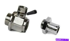 �I�C���p�� EZ DRAIN 1/2-20�I�C���h���C���o���u�t���I�C���h���C���o���u�t�H�[�h�}�X�^���O�t�@���R�������`�F���t�F�A���[�� EZ Drain 1/2-20 Oil Drain Valve W/ Adapter Ford Mustang Falcon Ranchero Fairlane