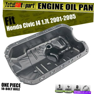 ICp z_VrbN2001 2002 2003 2004 2005 1.7LZ_N[y264-417̃GWICp Engine Oil Pan for Honda Civic 2001 2002 2003 2004 2005 1.7L Sedan Coupe 264-417