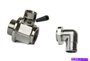 �I�C���p�� EZ DRAIN 1/2-20�I�C���h���C���o���u90�x�A�_�v�^�[Ford Mustang Falcon Fairlane EZ Drain 1/2-20 Oil Drain Valve With 90 Deg Adapter Ford Mustang Falcon Fairlane