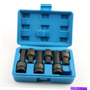 ICp 6PCS M14 M16 M18ICphvOXN[{gX^[^p[v[t\PbgX[u 6pcs M14 M16 M18 Oil Pan Drain Plug Screw Bolt Star Tamper Proof Socket Sleeve