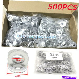 �I�C���p�� �g���^/���N�T�X�I�C���h�����v���O���b�V���[�K�X�P�b�g��500pcs�iP/N 90430-12031�j12mm�� 500PCS FOR TOYOTA/LEXUS OIL DRAIN PLUG WASHER GASKETS(P/N 90430-12031) 12MM HOLE�y���s�A���i�z