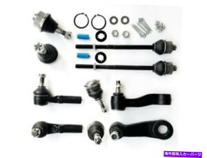 �{�[���W���C���g 77NX43F�{�[���W���C���g�^�C���b�h�A�C�h���[�ƃs�b�g�}���A�[���L�b�g���V���o���[�h3500 HD�ɓK������ 77NX43F Ball Joints Tie Rods Idler and Pitman Arm Kit Fits Silverado 3500 HD�y���s�A