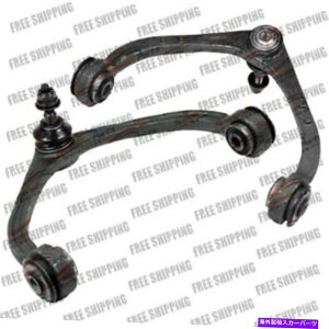 �{�[���W���C���g ���[�O - �h���C�o�[�T�C�h�A�b�p�[�R���g���[���A�[���Z�b�g�_�b�W�����O�H���C�_�[ MOOG - Driver Side Upper Control Arm Set Dodge Ram Mitsubishi Raider