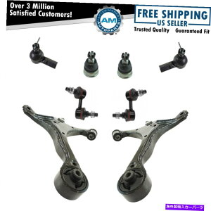 ボールジョイント フロントコントロールアームボールジョイントスウェイリンクタイロッドサスペンションキット8PC CIVIC SI Front Control Arm Ball Joint Sway Link Tie Rod Suspension Kit 8pc for Civic Si