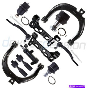 �{�[���W���C���g 12x 04 OldSmobile Bravada�t�����g�R���g���[���A�[���{�[���W���C���g�^�C���b�h�G���h�L�b�g�ɓK���Ă��܂� 12x Fit For 04 Oldsmobile Bravada Front Control Arm Ball Joint Tie Rod End Kit�y���s