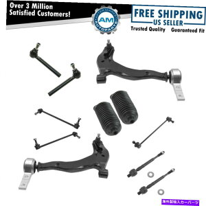 �{�[���W���C���g 12�s�[�X�Z�b�g�R���g���[���A�[���{�[���W���C���g�^�C���b�h�X�E�F�C�o�[�����N03-04�����[�m��RH RH 12 Piece Set Control Arm Ball Joint Tie Rod Sway Bar Link LH RH for 03-04 Murano