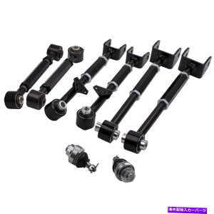 �{�[���W���C���g �z���_�p�̒����\�ȉ����{�[���W���C���g + 6�̃��A�L�����o�[�A�[���L�b�g Adjustable Lower Ball Joints + 6 Pieces Of Rear Camber Arm Kit for Honda
