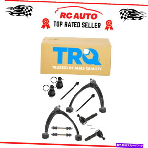 {[WCg TRQ 10s[XLbgRg[A[{[WCg^CbhXEFCo[NV{[GMC TRQ 10 Piece Kit Control Arm Ball Joint Tie Rod Sway Bar Link for Chevy GMC