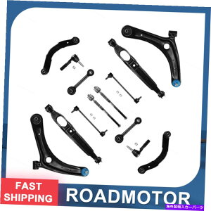 �{�[���W���C���g 2007-2017��14x 14x For 2007-2017 Jeep Patriot Front Rear Control Arms Sway Bar & Tie Rod Set�y���s�A���i�z